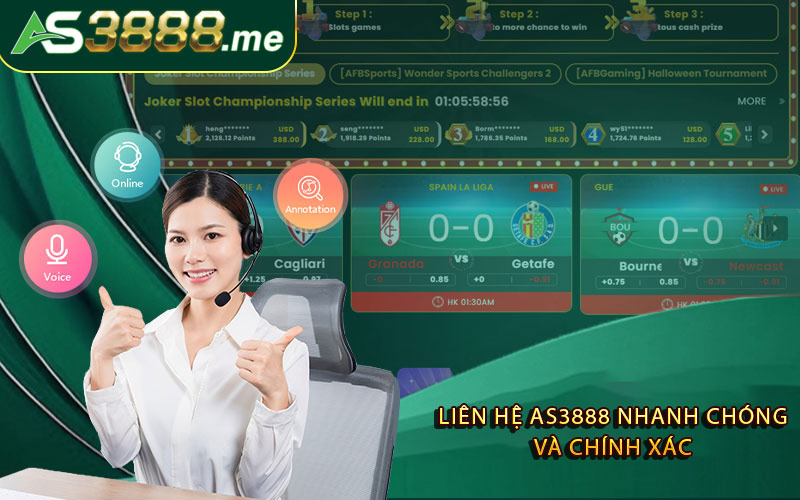 Liên hệ As3888 nhanh chóng và chính xác